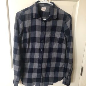 J crew flannel shirt